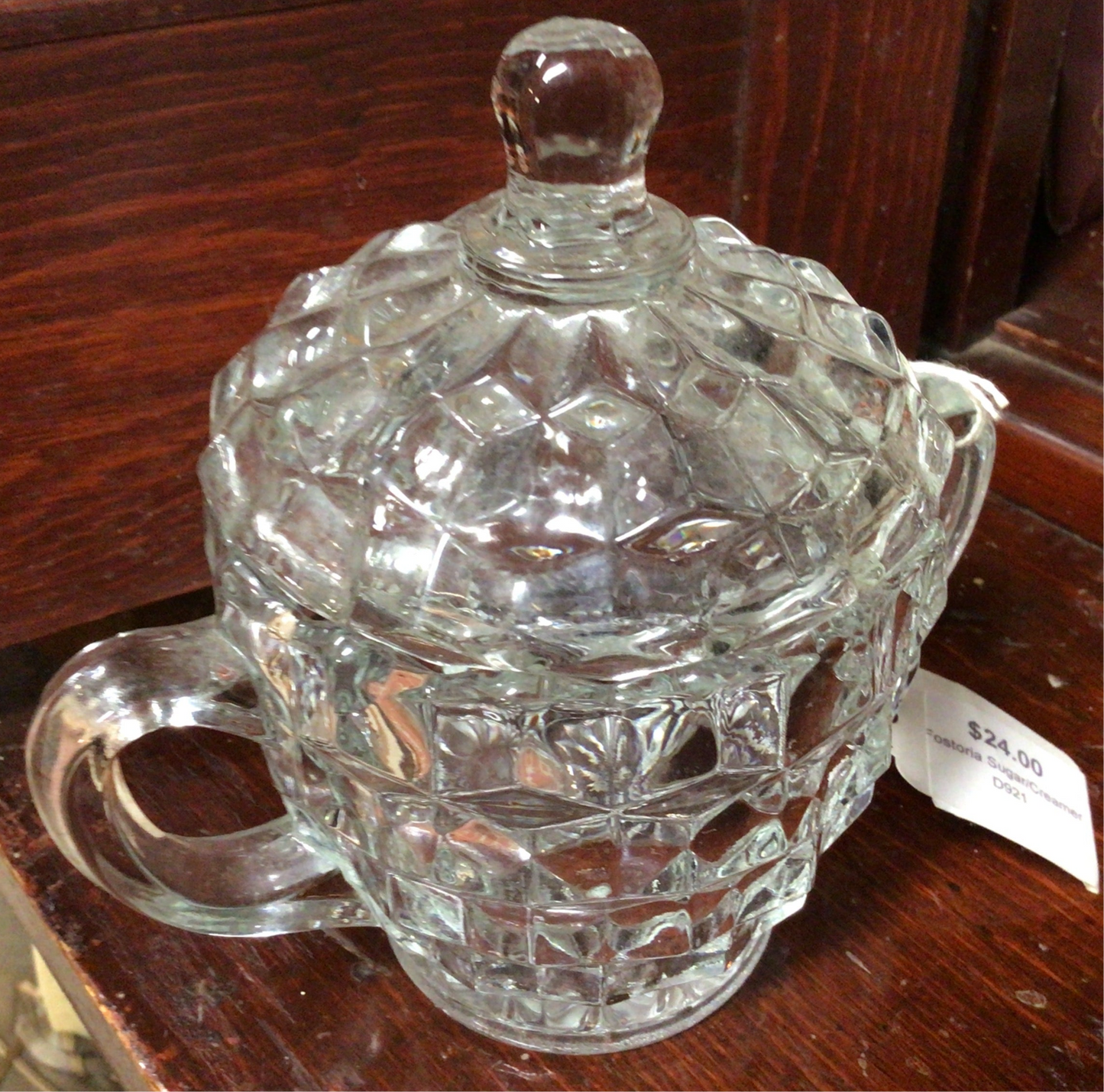 Fostoria Sugar/Creamer