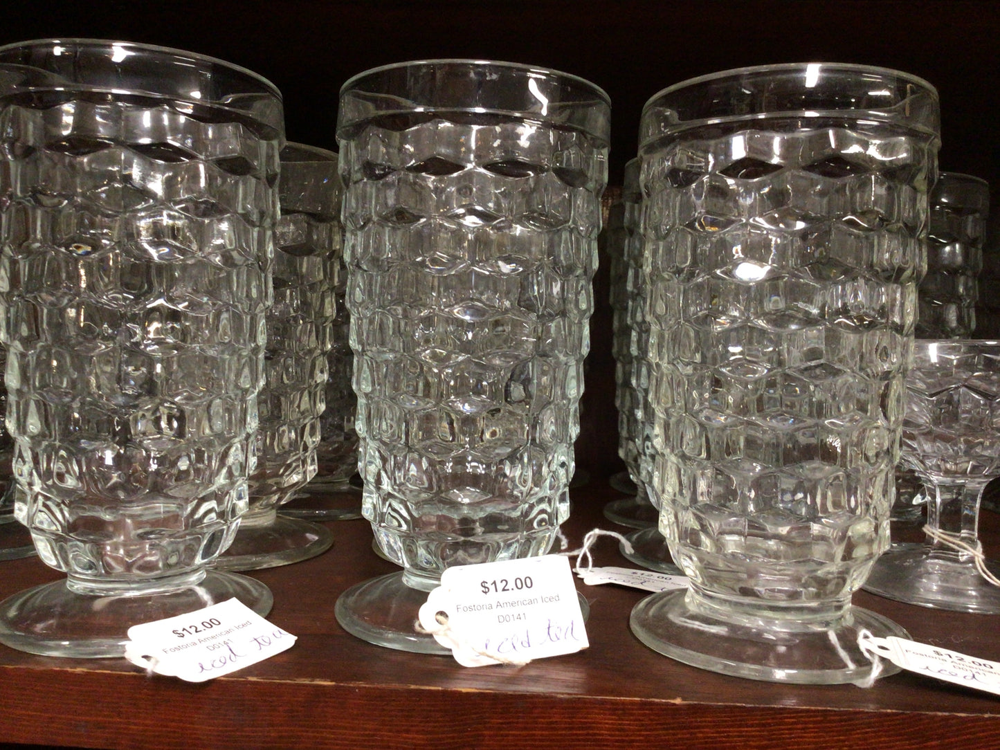 Fostoria American Ice Tea Glasses