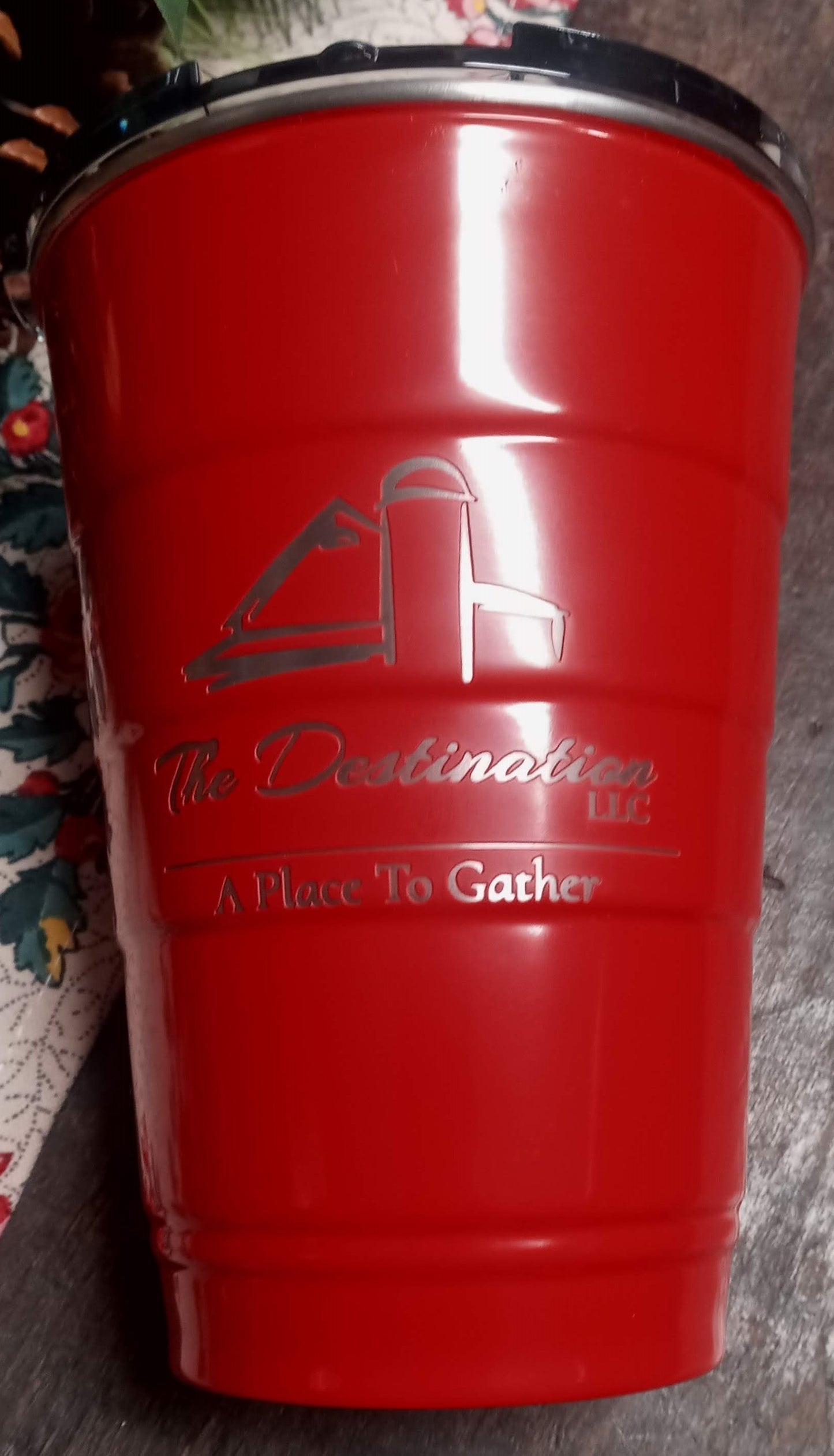 16oz The Destination Tumbler - Party Red