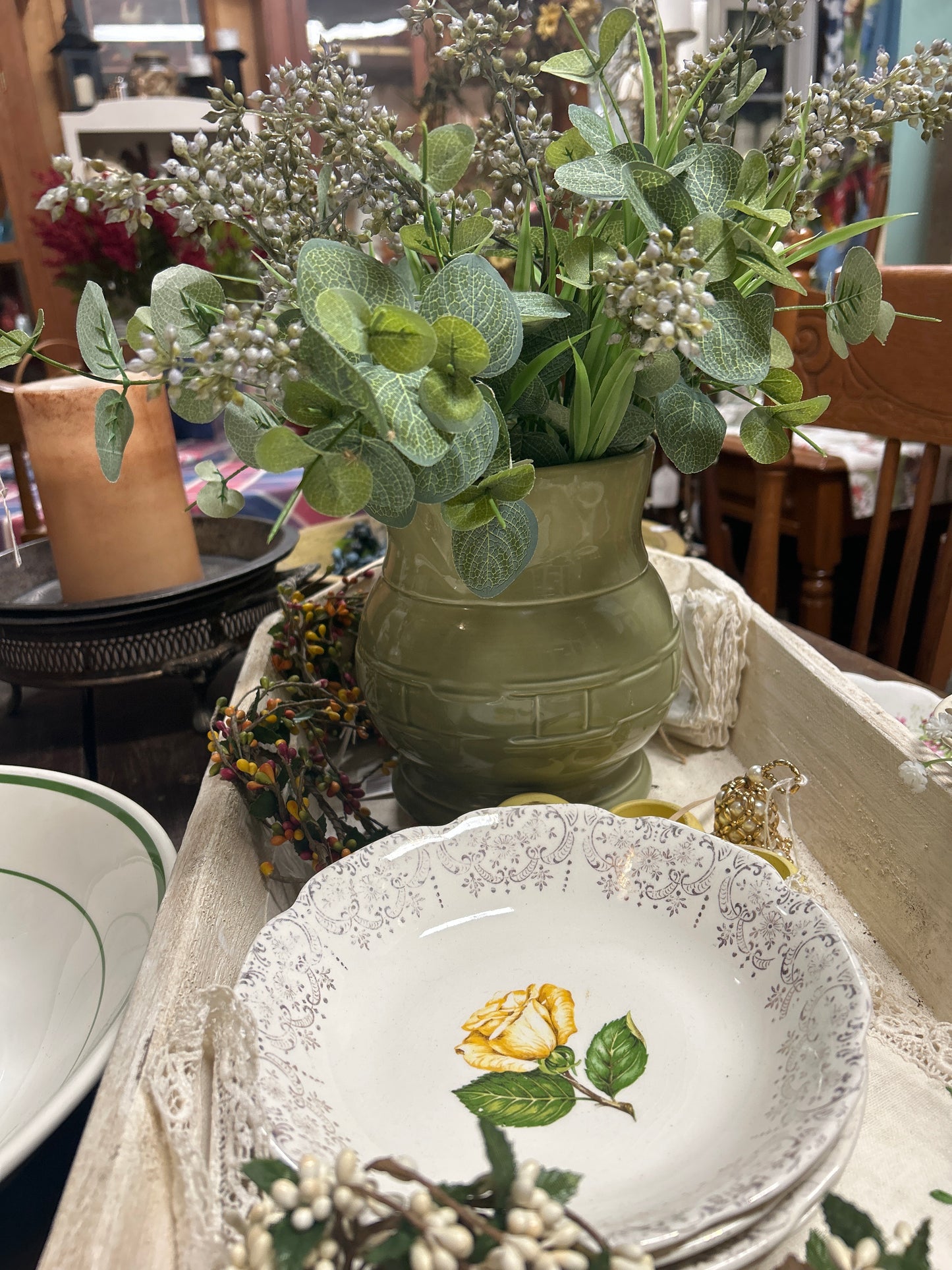 Sage Longaberger 64 oz Pitcher