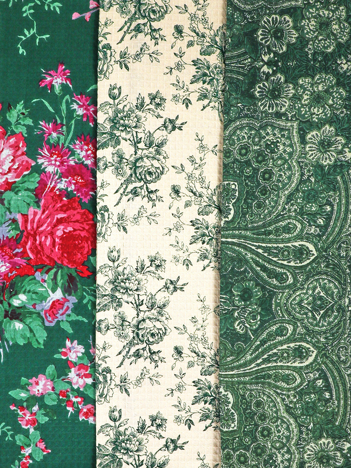 April Cornell-English Ivy Patchwork Tea Towel Bundle