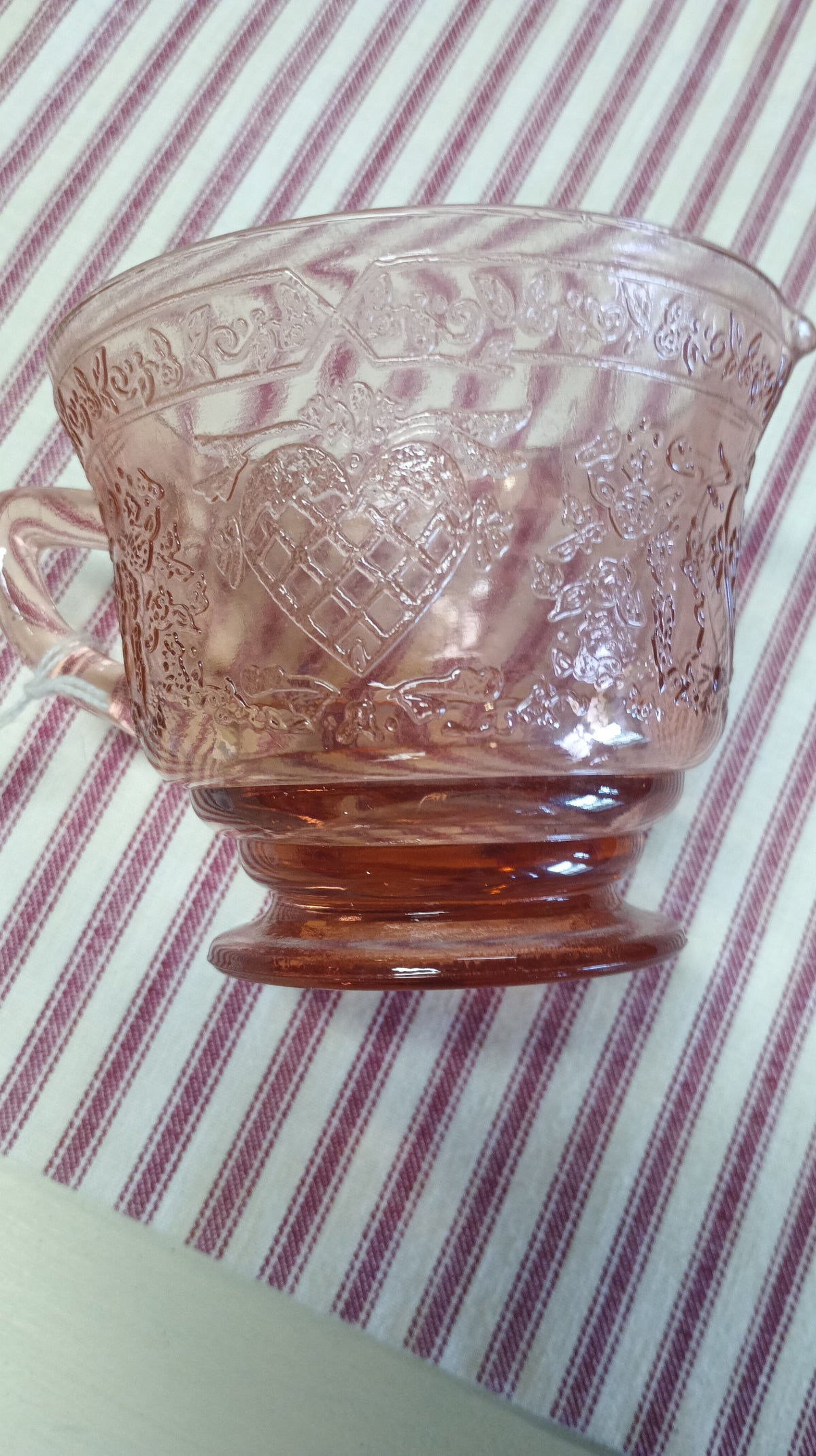 Depression Sugar Bowl-Pink