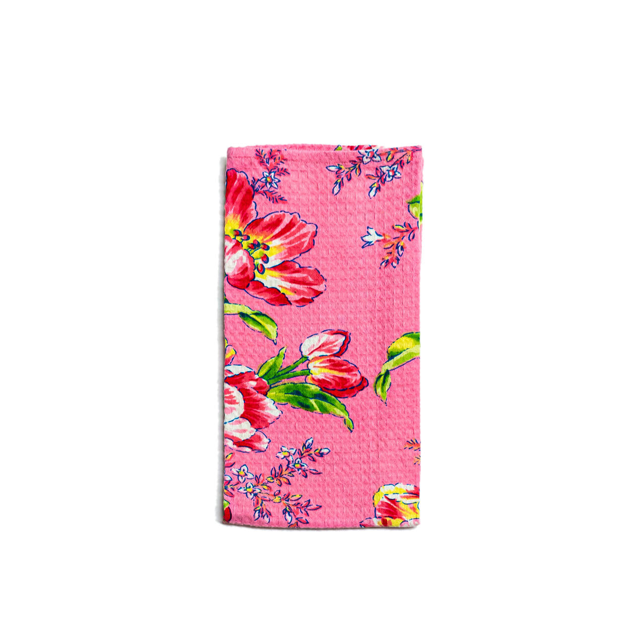 April Cornell Tea Towel - Tulip Dance Pink