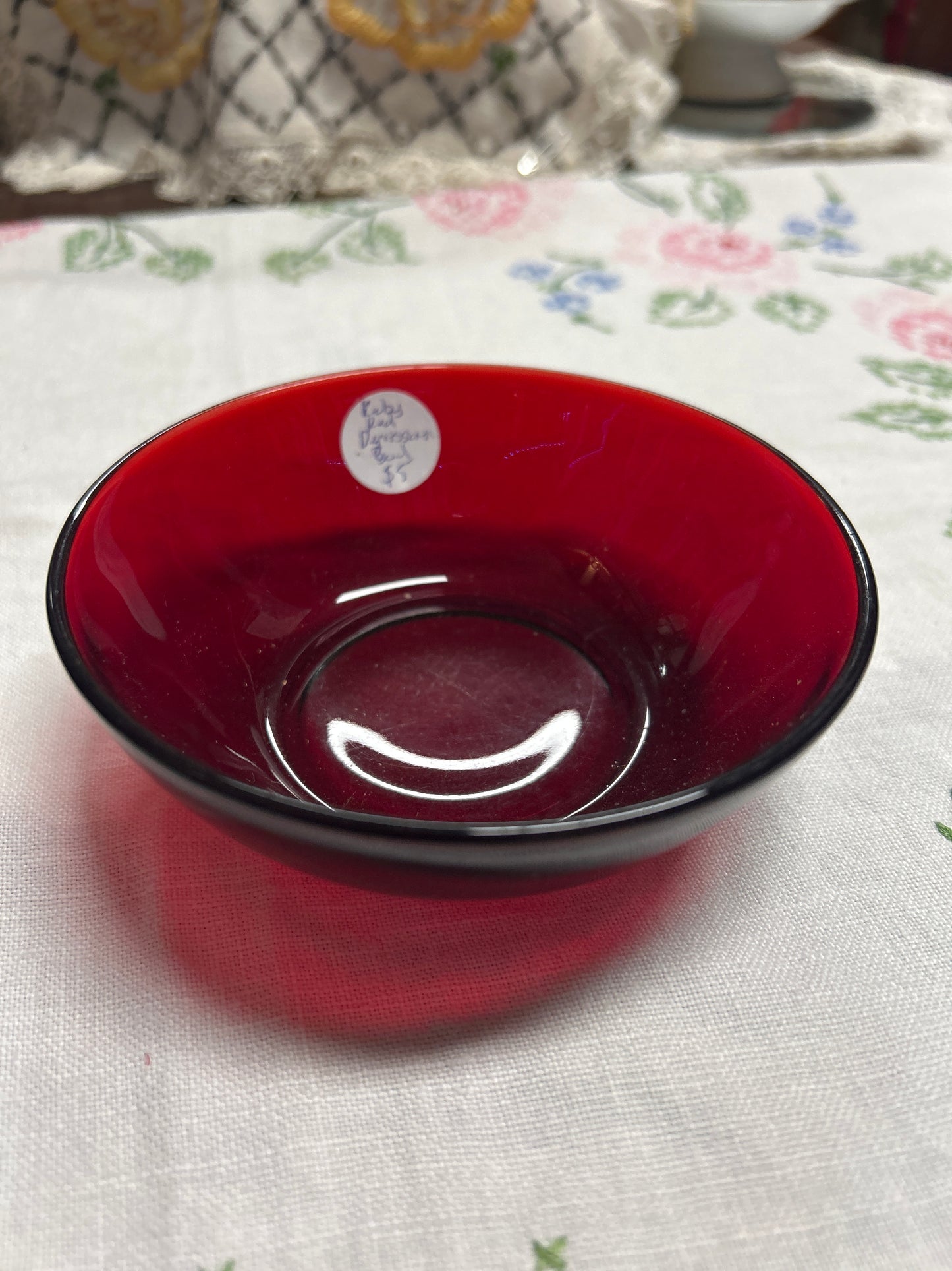 Ruby Red Small Bowl