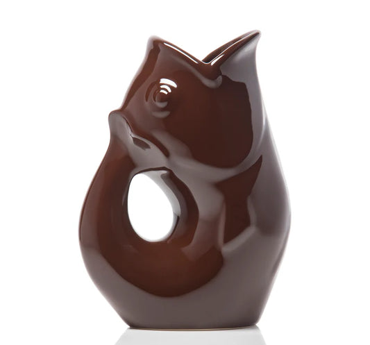 Gurgle Pot- Super Small Brown