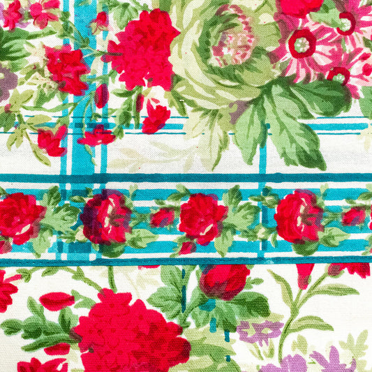 April Cornell Table Runner - Cornwell Cottage-Teal