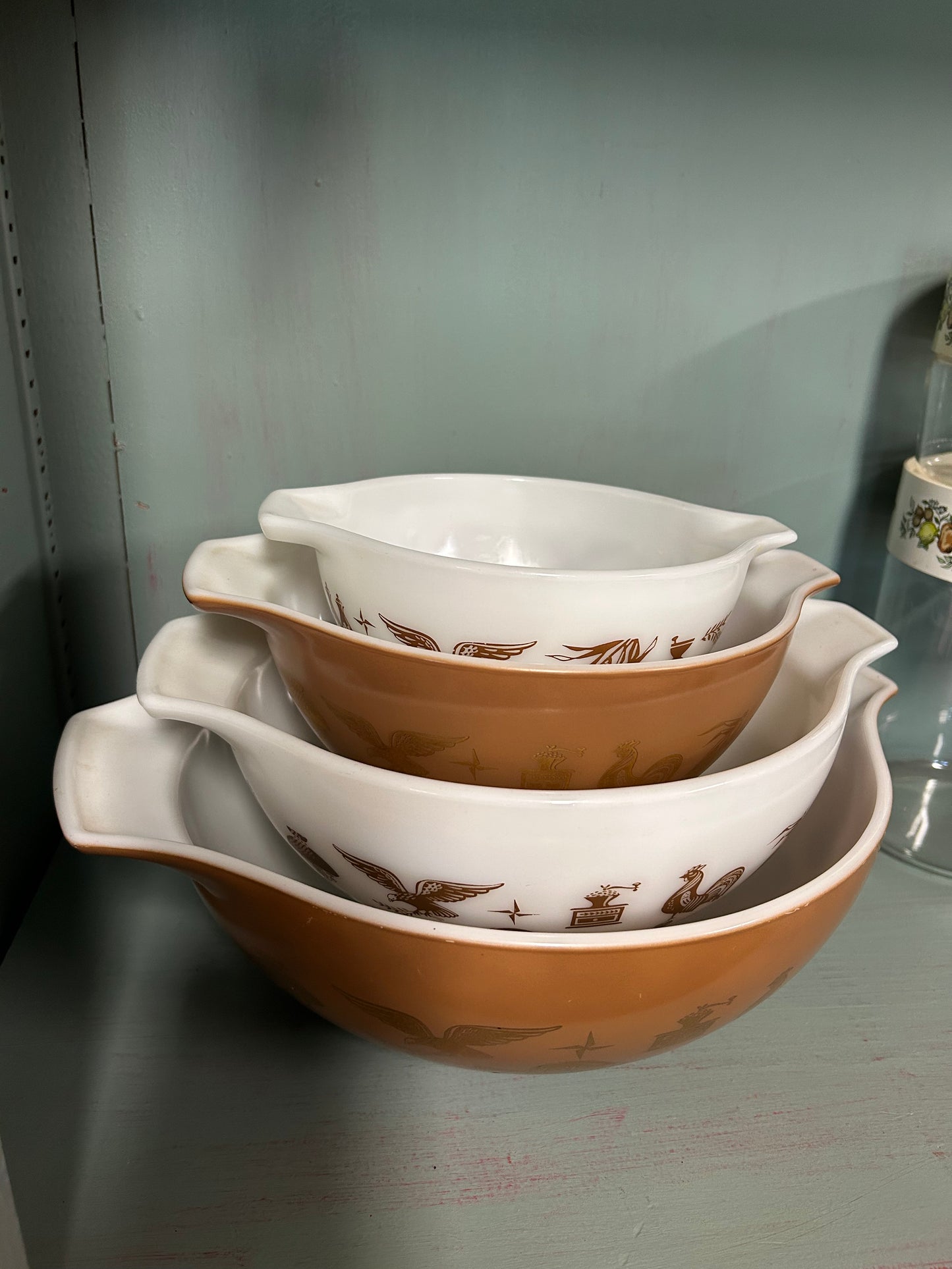 Vintage Pyrex American Heritage 4 piece set