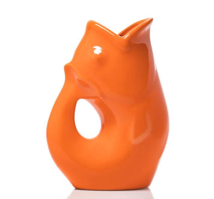 Gurgle Pot- Small Tangerine