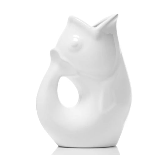 Gurgle Pot- Small White