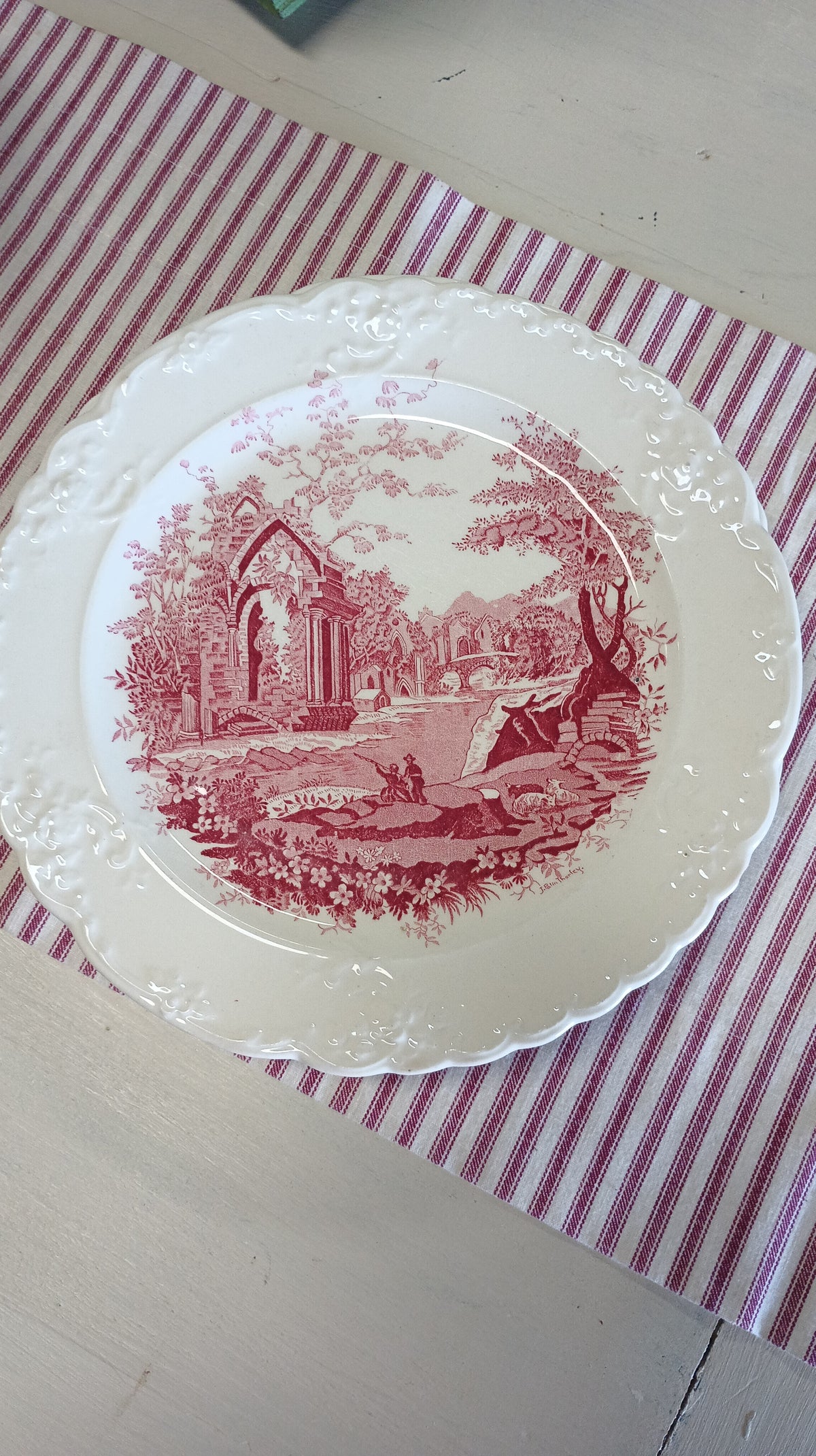 English Abbey Dinner Plates set of 4