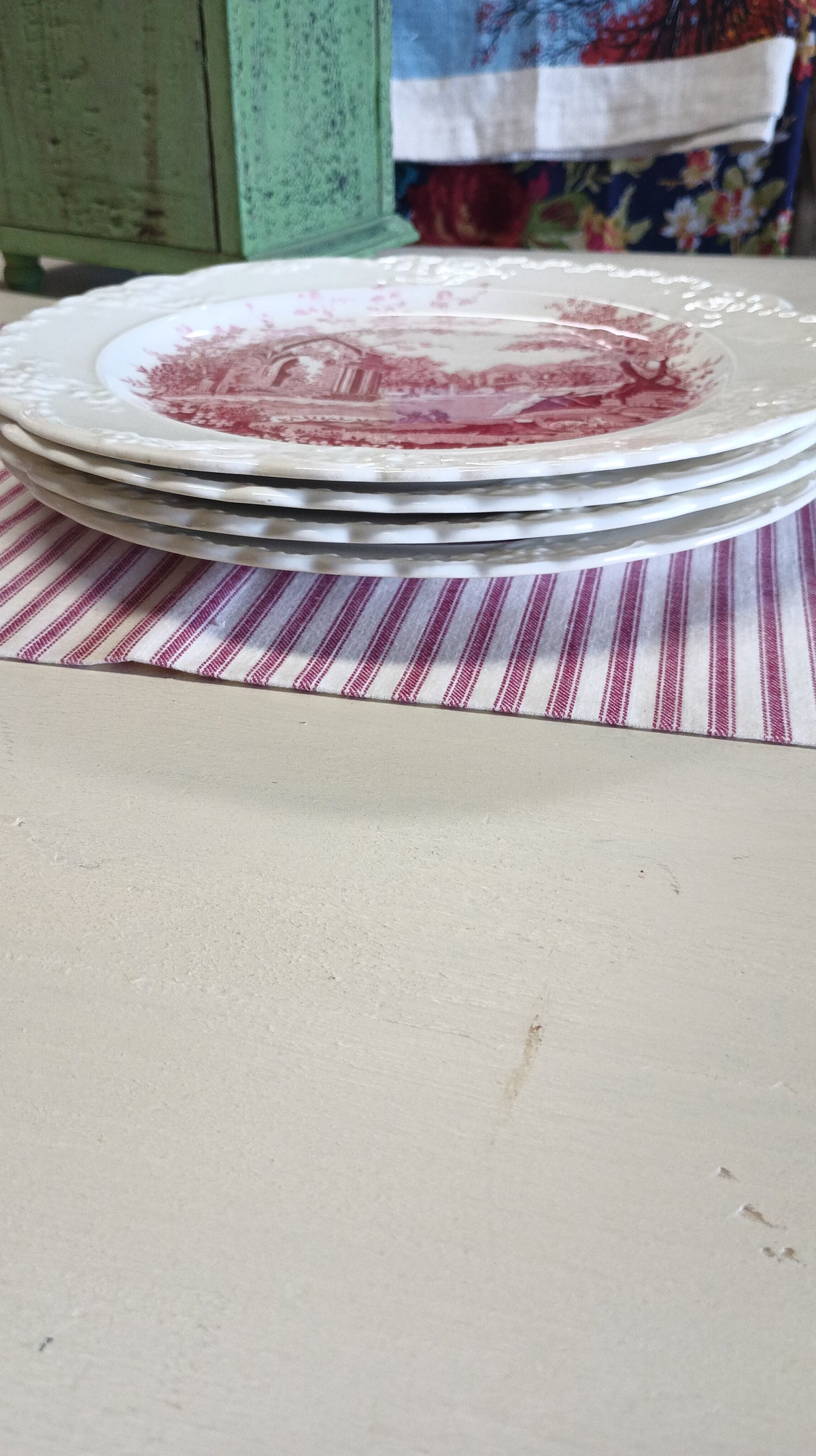 English Abbey Dinner Plates set of 4
