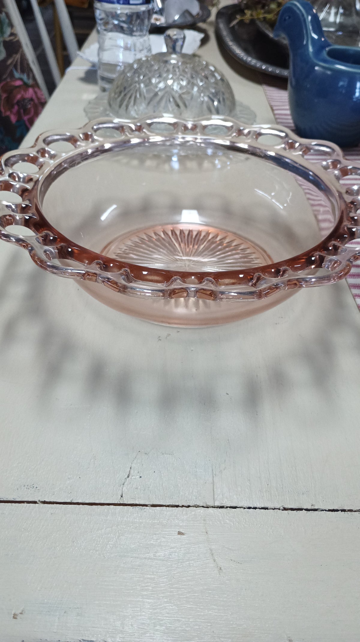 Old Colony Depression Glass LG Serving Bowl