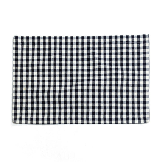 Williamsburg Collection/Tavern Check Placemat - Black